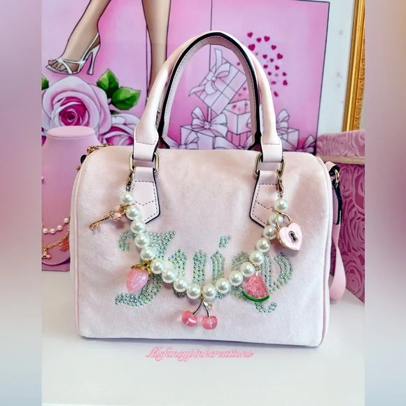 Handmade Pearls & Fruits Purse Chain - Picture 1 of 2